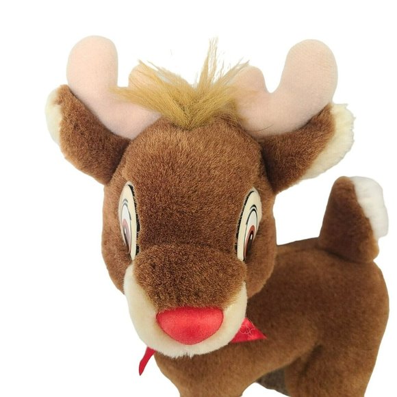 VTG Applause Rudolph the Red Nosed Reindeer 10" Plush Stuffed Christmas R.L. May - Picture 2 of 8